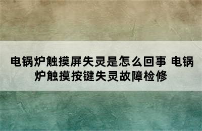 电锅炉触摸屏失灵是怎么回事 电锅炉触摸按键失灵故障检修